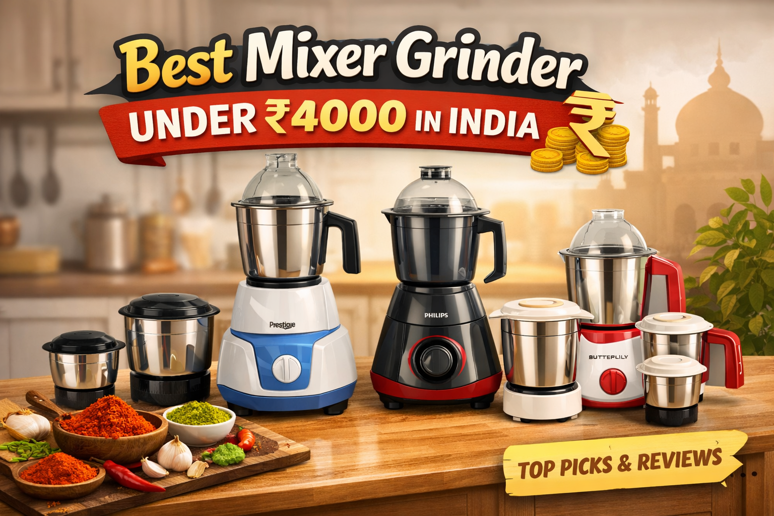 You are currently viewing Best Mixer Grinder Under 4000 in India (2025)