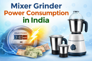 Read more about the article Mixer Grinder Power Consumption in India – How Much Electricity Does It Really Use?