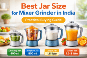 Read more about the article Best Jar Size for Mixer Grinder in India – A Practical Buying Guide