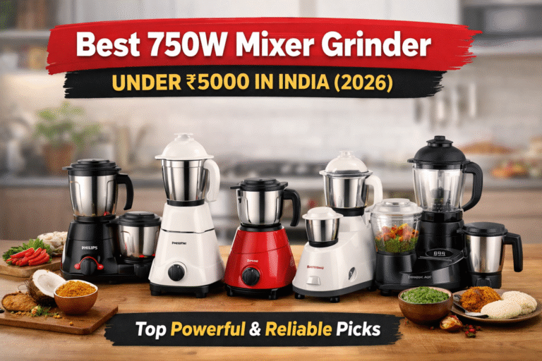 Best 750W Mixer Grinder Under ₹5000 in India (2026)