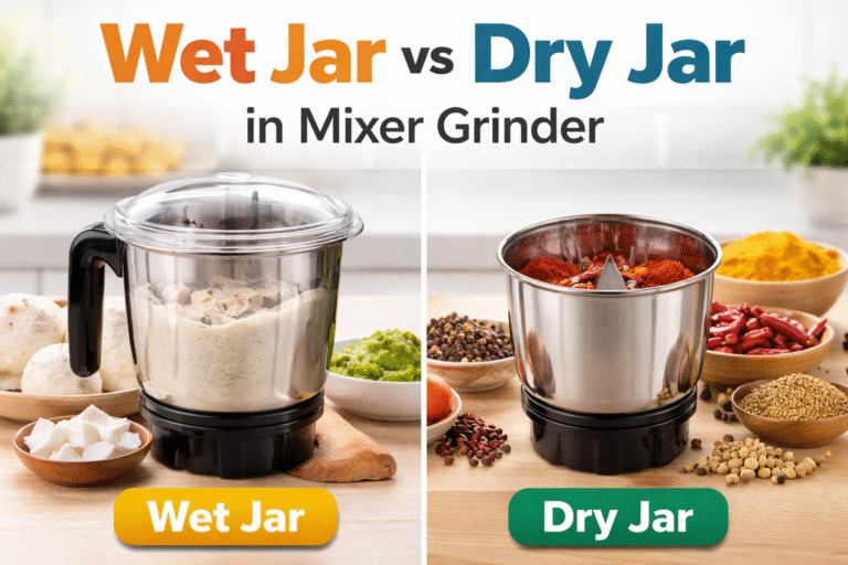 Wet Jar vs Dry Jar in Mixer Grinder
