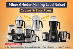 Read more about the article Mixer Grinder Making Loud Noise? Causes, Fixes & Easy Solutions