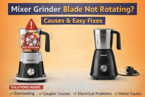 Read more about the article Mixer Grinder Blade Not Rotating – Causes & Fix Guide