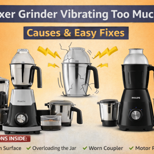 Mixer Grinder Vibrating Too Much? Causes, Fixes & Easy Solutions