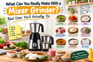 Read more about the article What Are Mixer Grinder Real Uses? Complete Guide 2026