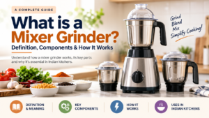 Read more about the article What is a Mixer Grinder? Complete Guide: 5 Key Components & How It Works 2026